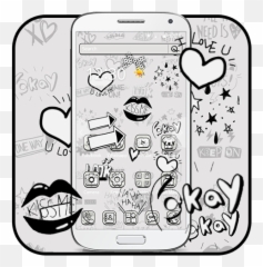 Apps En Google Play - Mobile Phone Emoji,Dibujos De Emojis Blanco Y Negro