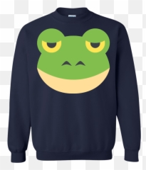 Frog Face Emoji Sweatshirt - Mustang Ugly Christmas Sweater,Emoji 100 Sweatshirt