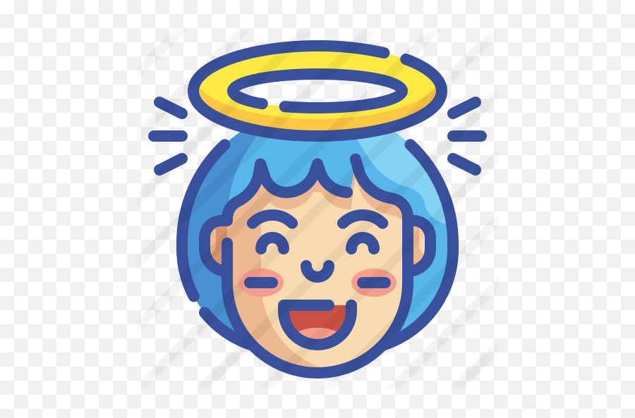 Angel - Free Smileys Icons Emoticon Emoji,Angels Smiling Emoticons