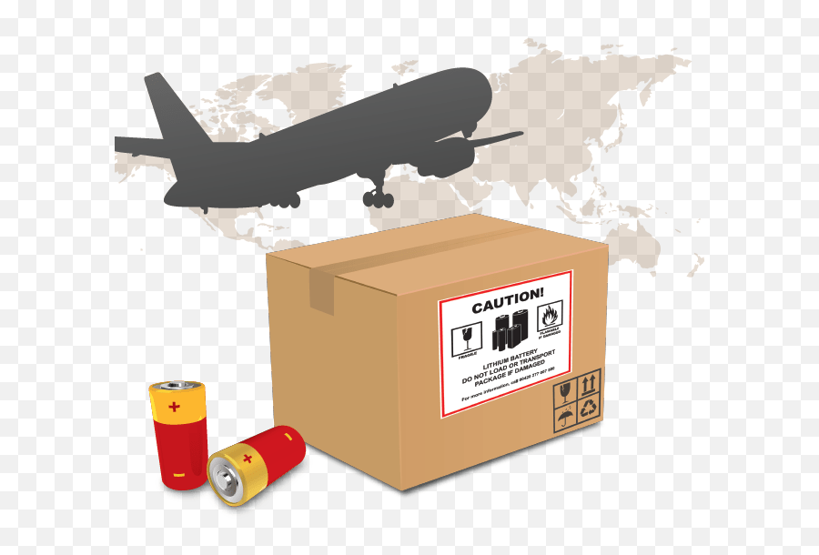 Lithium Ion Plane Battery - Cardboard Box Emoji,Emoji Luggage For An Airplane