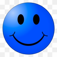National - Blue Smiley Face Emoji,Emoticons For Stressful Days