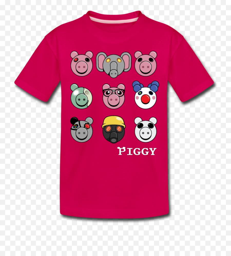 Piggy Faces T - Piggy Shirts Emoji,Pwi Piggy Emoticons