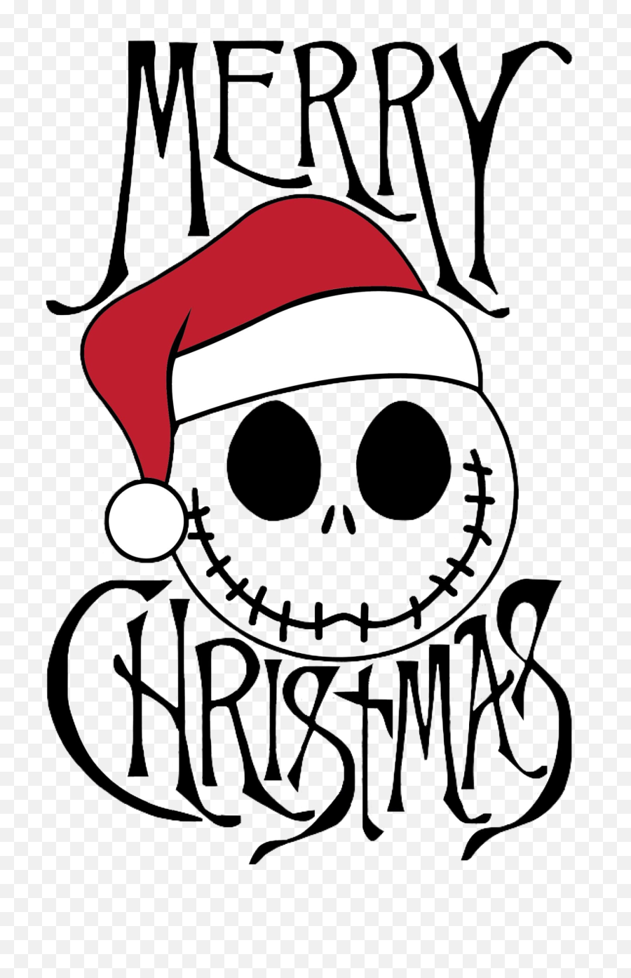 Christmas Merrychristmas Sticker By Stephanie Hyche - Scary Emoji,Nigtmare Before Christmas Emojis