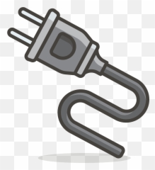 Electric Plug Emoji Clipart - Transparent Electric Plug Png,Plug Emoji