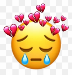 Emogi Sademoji Emogis Heartbreak Sticker By Sadia Ch - Iphone Emoji,Heartbreak Emoticon Sims4