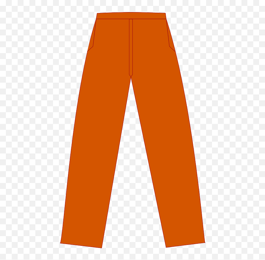 Orange Pants Clipart Free Download Transparent Png Creazilla - Vertical Emoji,Pant Emoji