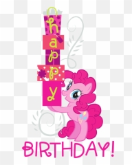 89548 - My Little Pony Happy Birthday Pinkie Pie Emoji,Birthdsy Female Emotions