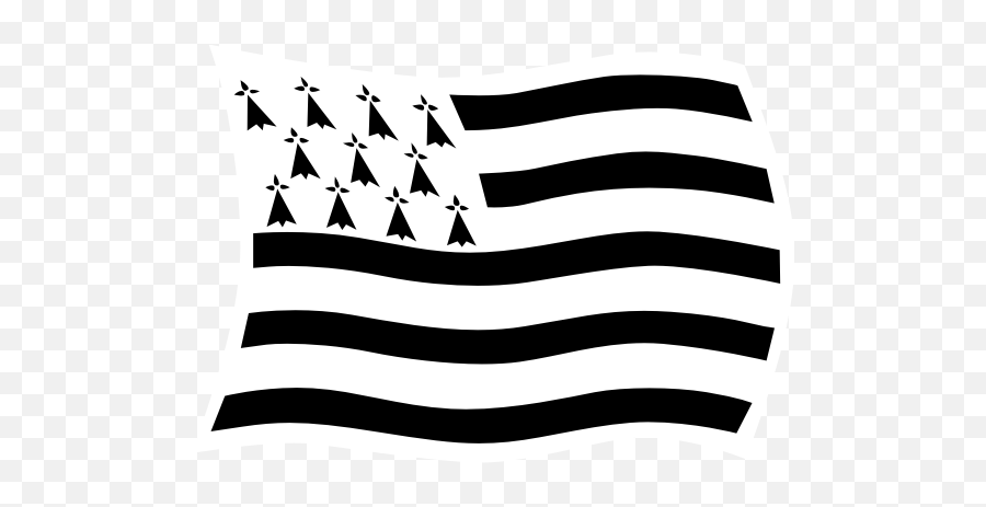 Stickers Et Autocollant Drapeau Breton - Planche À Palet Breton Emoji,Drapeau Breton Emojis