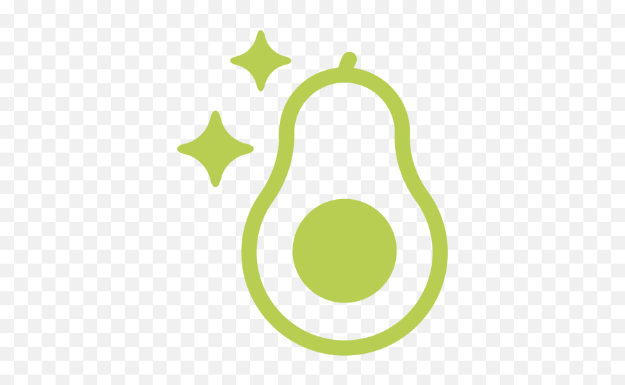 Avocado Filled Stroke Transparent Png U0026 Svg Vector Emoji,Avacado Emoticon