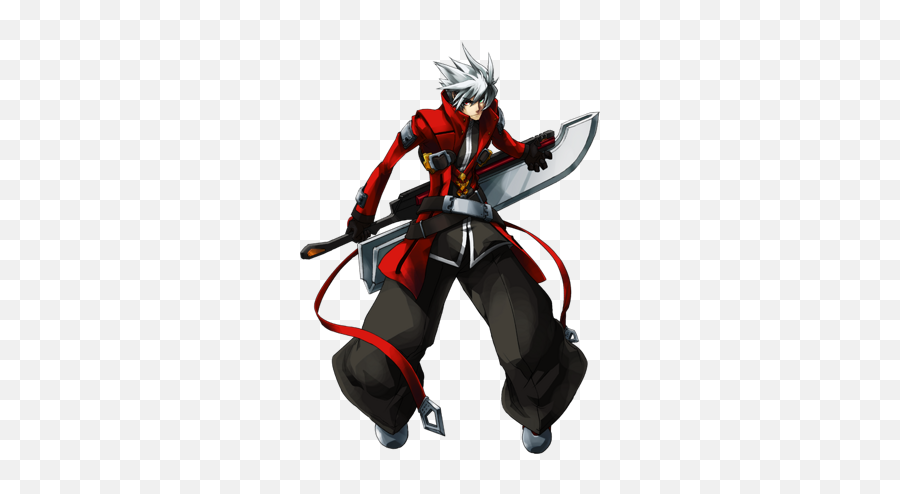 Ragna The Bloodedge - Blazblue Wiki Emoji,Anime Where Blue Hair Had No Emotions