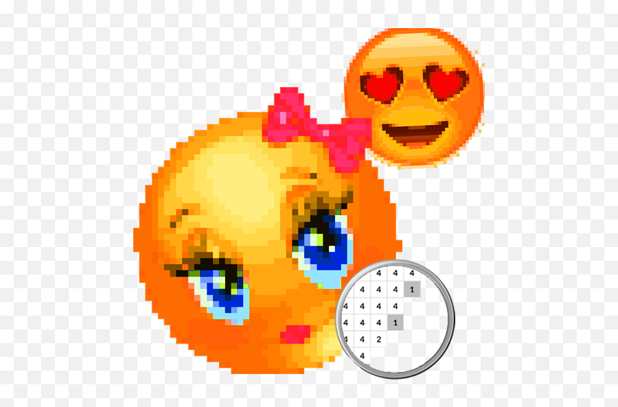Emoji Coloring Color By Number - Pixel Art Apk Download,Pixel Art Pictures Of Emojis