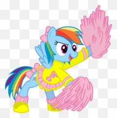 Graphic Free Stock Cheerleaders Drawing Dress - Rainbow Dash My Little Pony Cheerleader Emoji,Emoji Birthday Outfit