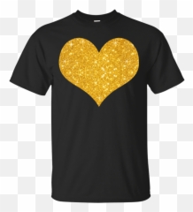 Download Gold Glitter Heart - Witches Ride A Horse Png Image Emoji,Sparkly Heart Emojis