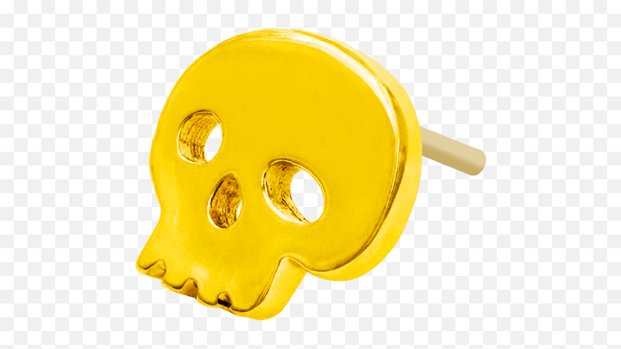 Junipurr Gold Skull Sara Pierced Me - Dot Emoji,Skull Emoticon Facebook