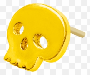 Junipurr Gold Skull Sara Pierced Me - Dot Emoji,Skull Emoticon Facebook
