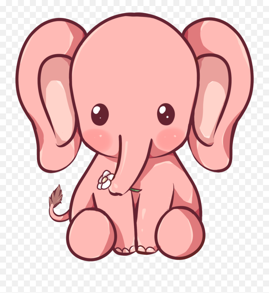 Kawaii Elephant Cute Elephant Drawing Cute Elephant - Kawaii Elephant Emoji,Yoda Emoji Copy Paste