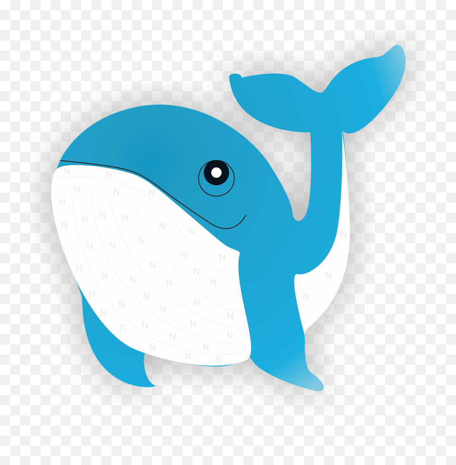 Whale Fish Emoji - Fish Emoji On Whatsapp,Fish Emoji