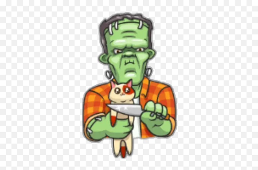 Frankenstein Vijiti Kwa Whatsapp - The Monster Emoji,Frankenstein Emoji