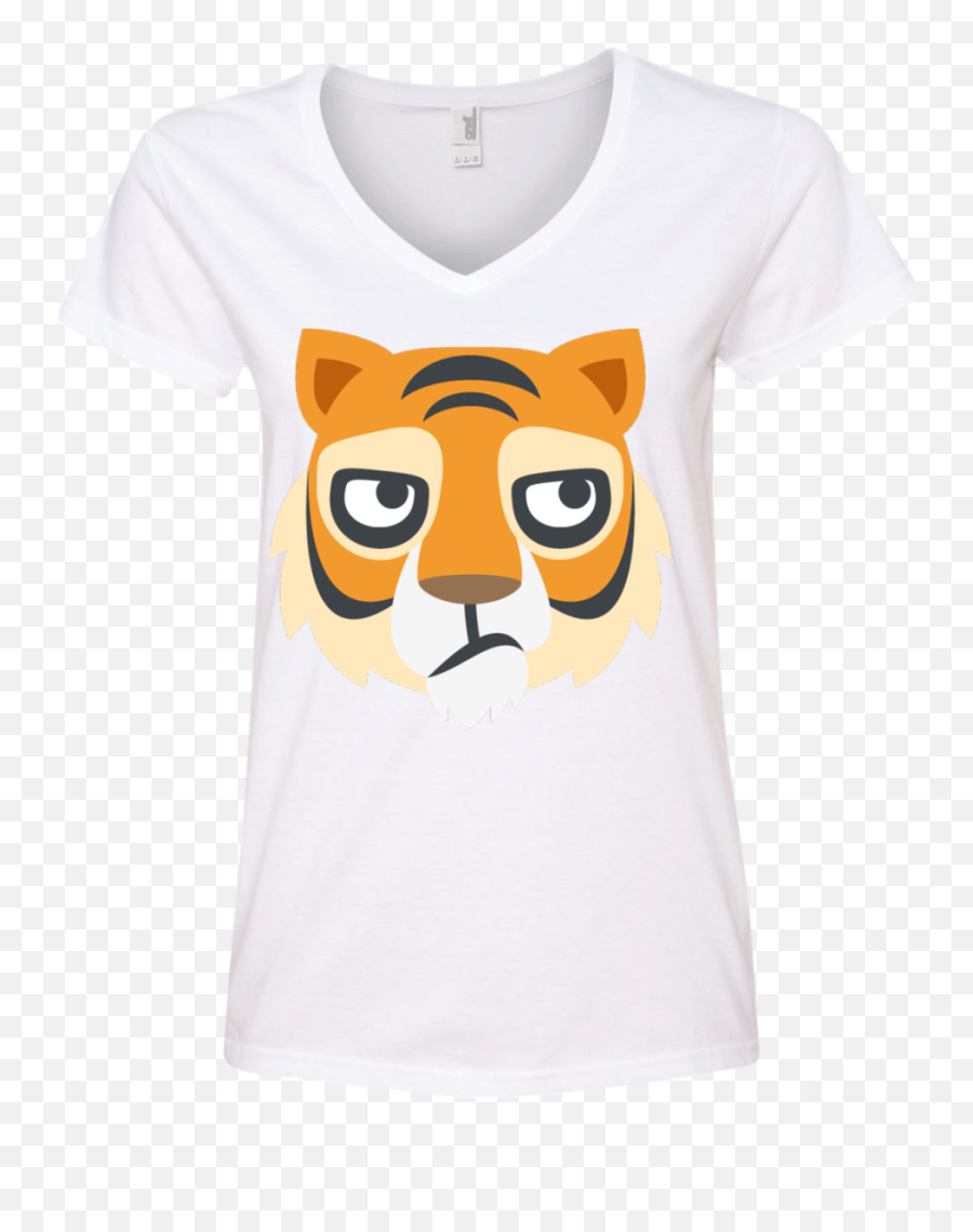 Pažljiv Podsjea Razigran Emoji Tiger T Shirt - Animated Tiger Emoji,Emoji Shirt Amazon
