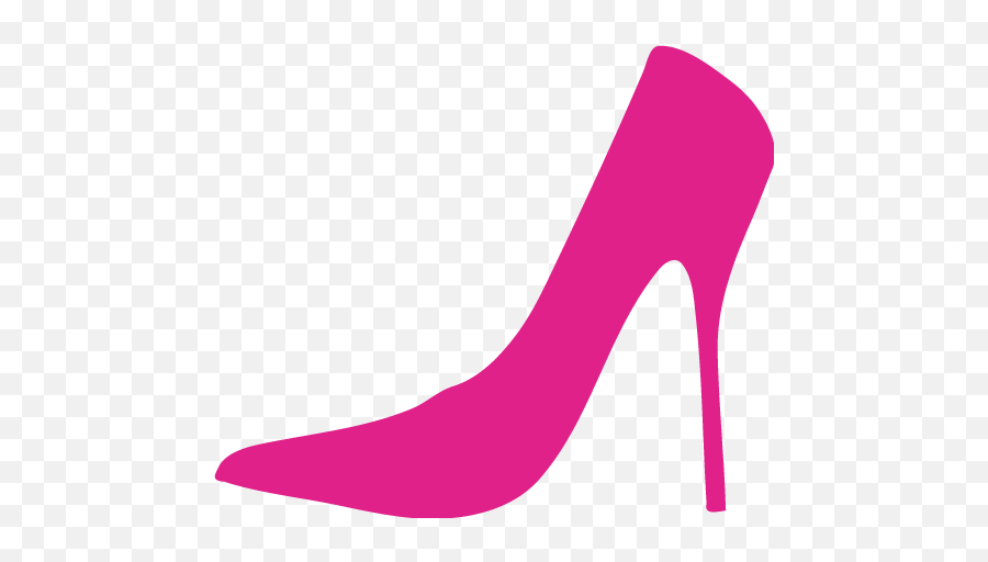 Barbie Pink Shoe Icon - Free Barbie Pink Clothes Icons Barbie Shoe Clipart Emoji,High Heel Emoticon