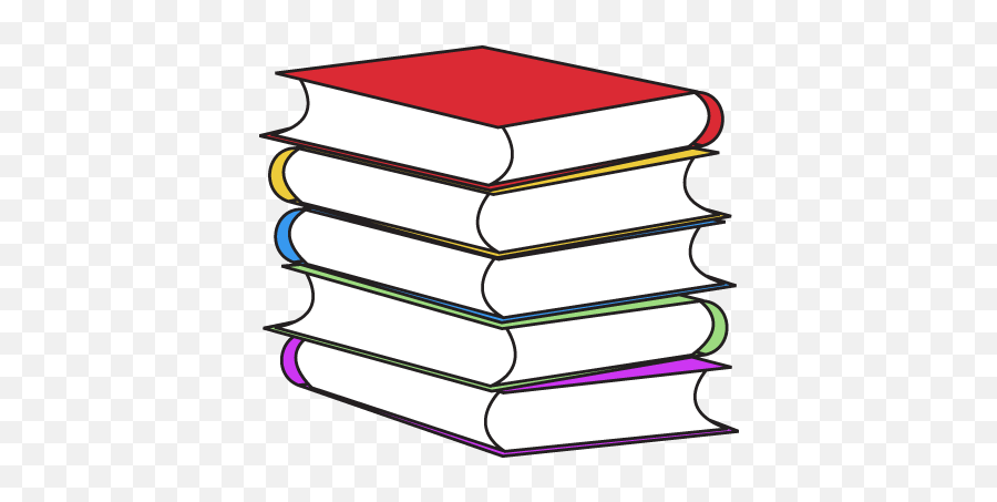 Book Clipart Stack Of Books 2 Png - Clipartix Stack Of Books Clipart Emoji,Books Emoji Png