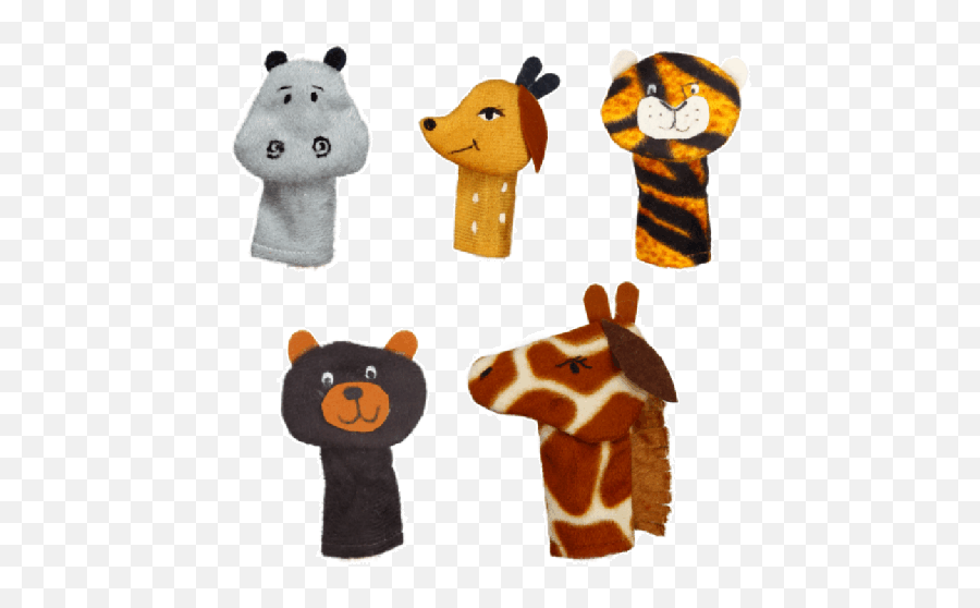 Finger Puppets - Finger Puppets Of Wild Animals Emoji,Finger Emotions