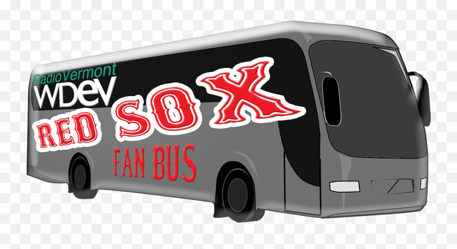 Red Sox Fan Bus - Commercial Vehicle Emoji,Go Red Sox Emoticon