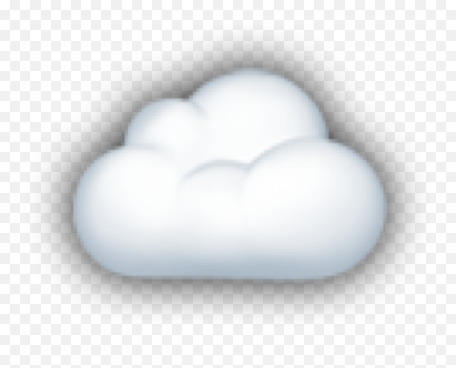 Emoji Shadow Sticker By Go To Islqndofashlee - Soft,Cloud Emoji Transparent