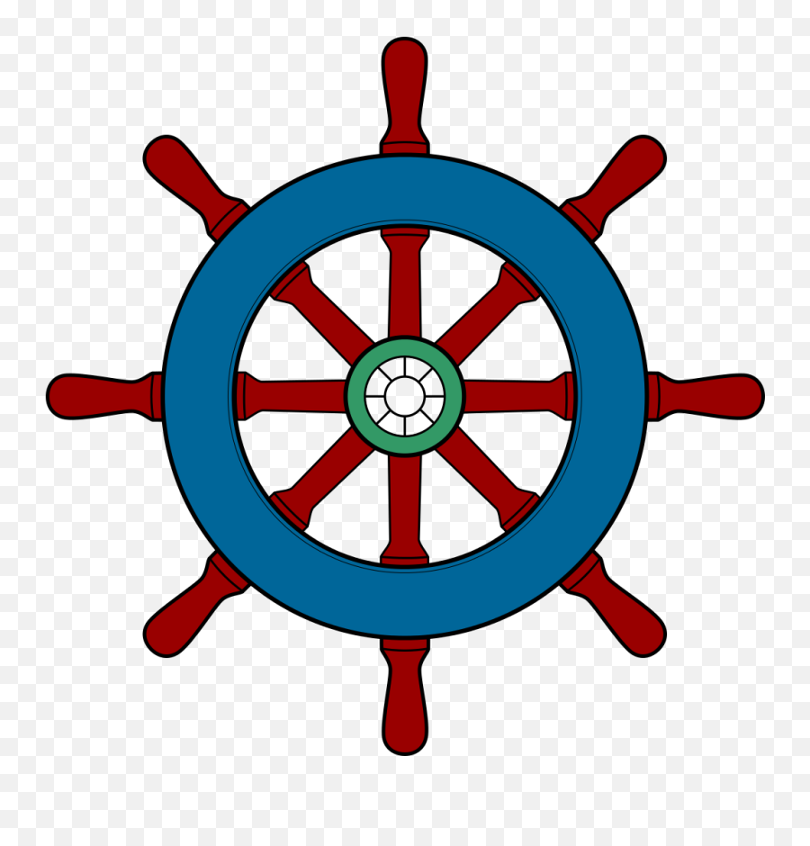Ship Steering Wheel Clipart - Steering Wheel Ship Png Emoji,Boat Wheel Facebook Emoticon