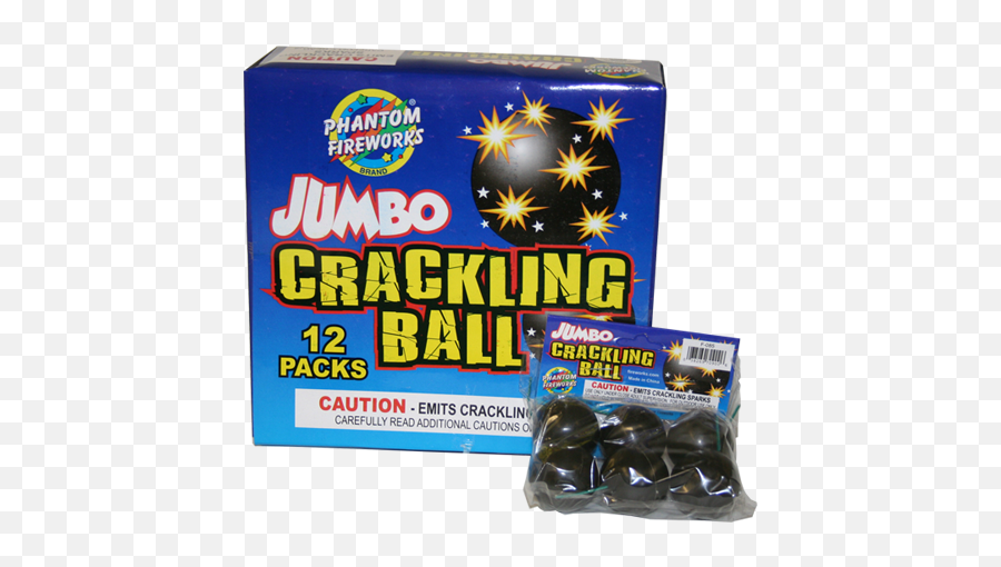 Jumbo Crackling Ball - Firecracker Emoji,Fireworks/cracker Emoticon