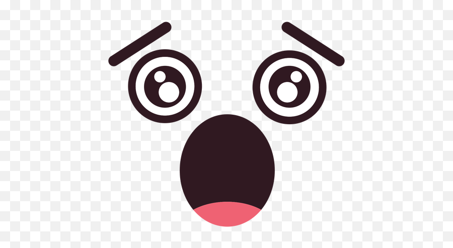 Simple Scared Emoticon Face - Scared Face Transparent Emoji,Scared Emoji