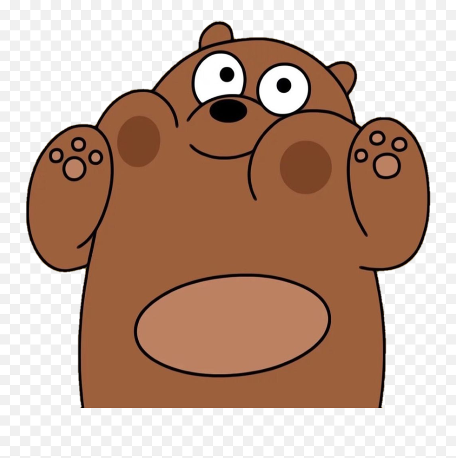 The Most Edited Kutub Picsart - Grizzly We Bare Bears Transparent Emoji,Brown Nose Emoji