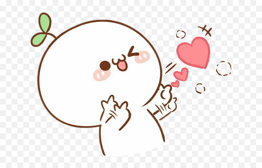 Cute Kawaii Kiss Gun Sticker - Grass Yan Jun Png Emoji,Heart And Gun Emoji