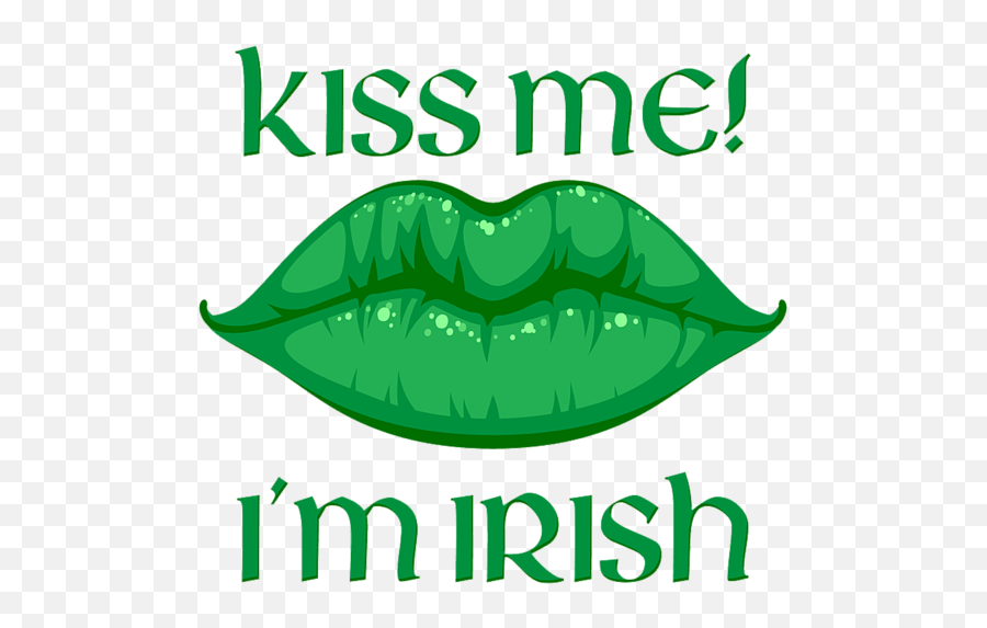 Kiss Me Iu0027m Irish - St Saint Patricku0027s Day Shower Curtain Kathleen Emoji,Santa Throwing A Kiss Emoticon