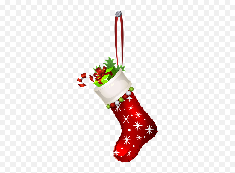 Imágenes De Botas - Christmas Stocking Clipart Png Emoji,Emoticon Calcetin