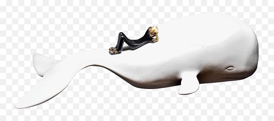 Contemporary Bronze Sculpture - Sperm Whale Emoji,The 8 Big Emotions