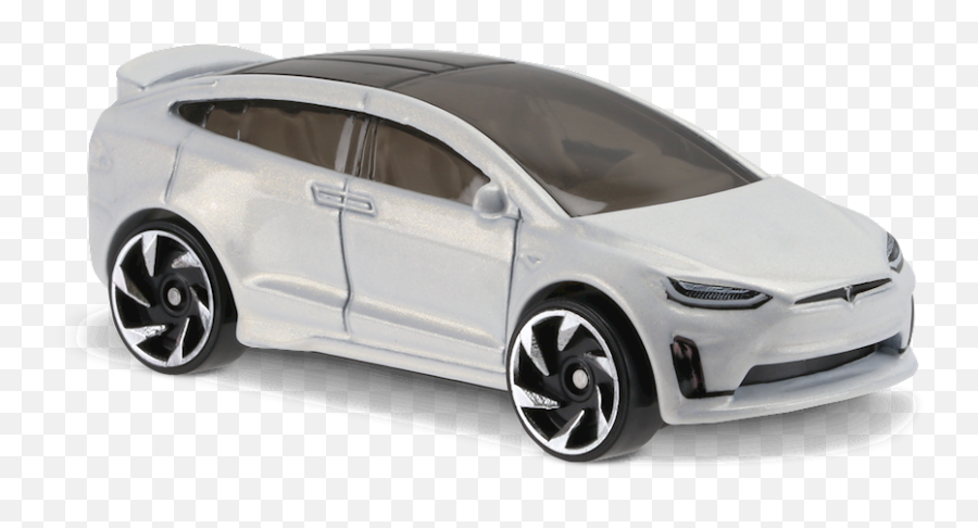 Tesla Model X In White Factory Fresh Car Collector Hot - Tesla Model X Hot Wheels Emoji,Tesla Model X Emoticon