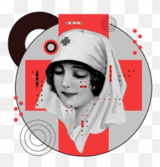 1918 - Vintage Nurse Tattoo Flash Emoji,Emoticon Mamma Incinta