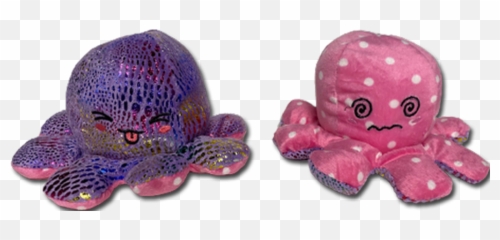 Reversible Octopus - Common Octopus Emoji,Brain Octopus Emotions