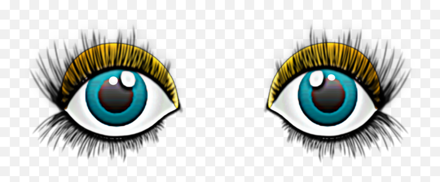 Eyes Yeux Yeuxbleu Blueeyes Sticker By Dubrootsgirl - Eyelash Extensions Emoji,Emotion Eyes Pictures