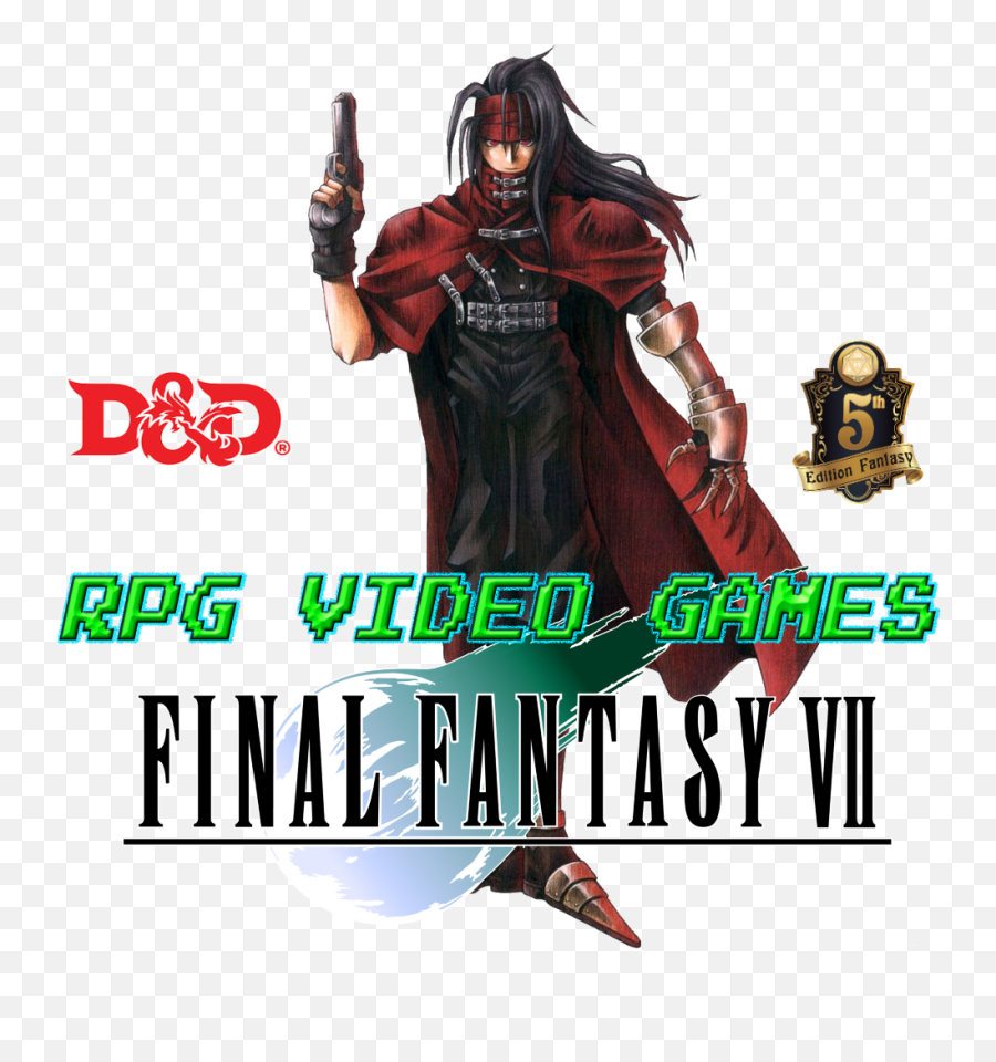 Final Fantasy Vii Vincent Valentine Du0026d 5e U2013 Blog Of - Final Fantasy Vincent Emoji,Final Fantasy Vi Ahadow Killed Emotions
