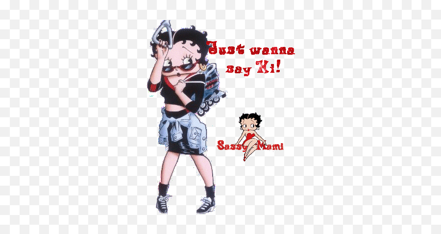 Betty Boop Graphic Animated Gif - Graphics Betty Boop 712287 Cool Betty Boop Emoji,Boop Emoticon