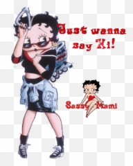 Betty Boop Graphic Animated Gif - Graphics Betty Boop 712287 Cool Betty Boop Emoji,Boop Emoticon