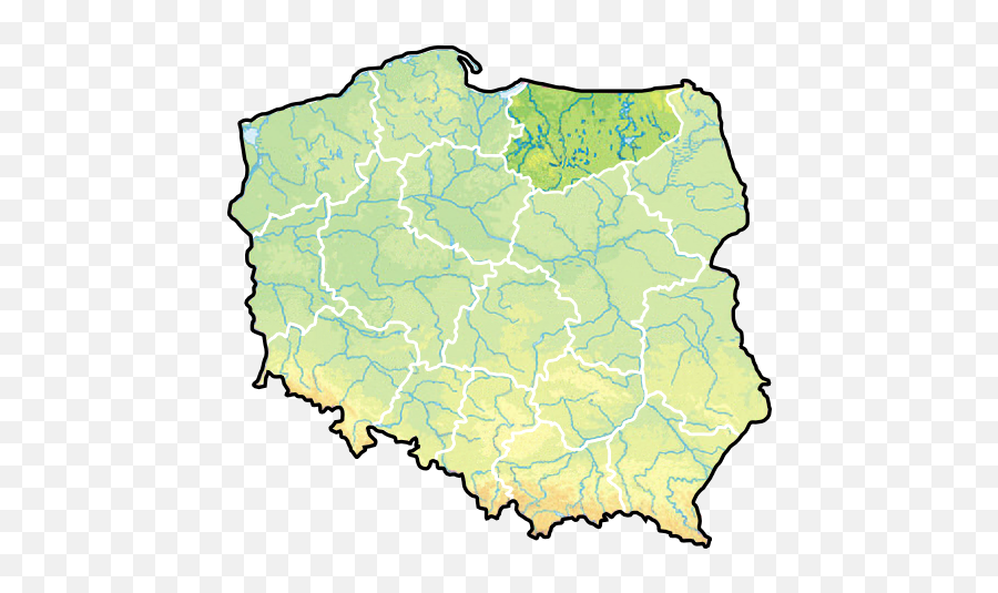 Warmian - Masurian Voivodeship Wikipedia Simple Map Of Poland Emoji,Polish Flag Emoji