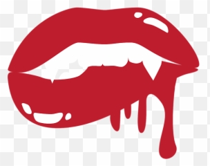 Vampire Mouth Design Scary Retro Bright - Automotive Decal Emoji,Vampire Emojis For Vampires The Darkside