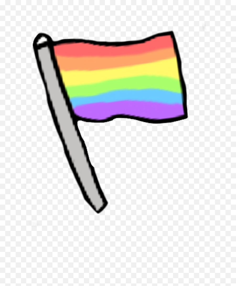 Flag Gacha Pride Sorry I Forgot To Sticker By Teddy - Vertical Emoji,Rainbow Flag Facebook Emoticon 2017