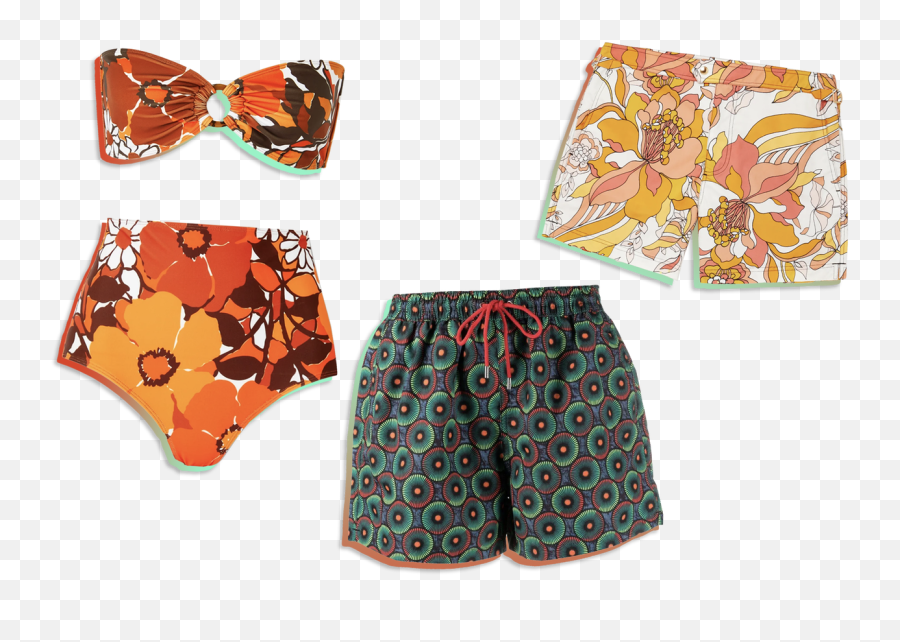 The Best Swimsuits Just In Time For - Bermuda Shorts Emoji,Flowers By Zoe Emoji Shorts