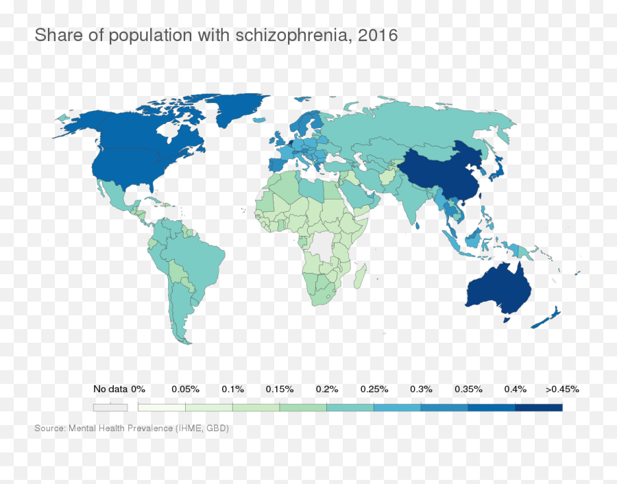 Fileshare Of Population With Schizophrenia Owidsvg - Literacy Rate Emoji,Schizophrenia & Emotions