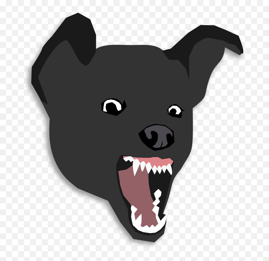 Free Clipart Mean Dog Ecuabron - Cartoon Dog Head Png Angry Dog Face Clipart Emoji,What Does The Blue Head Emoji Mean