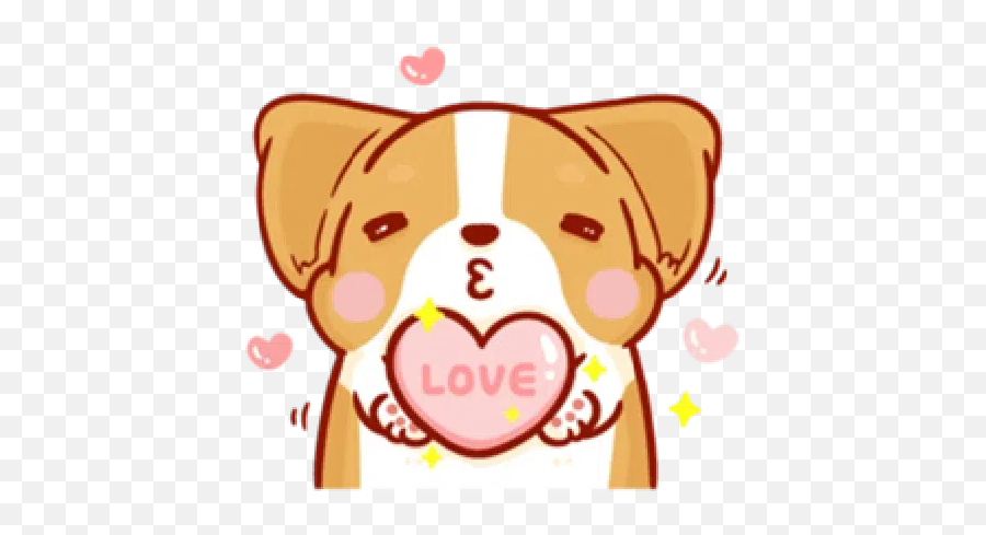 Kotiki Whatsapp Stickers - Stickers Cloud Girly Emoji,Rose Dog Kakaotalk Emoji